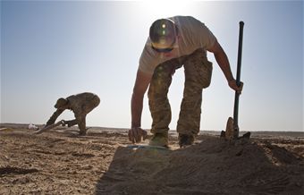 Air Force team trains Afghans on counter IED