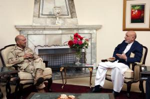 President Karzai and me