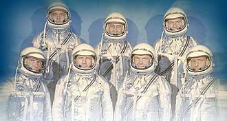 The Mercury 7 astronauts.