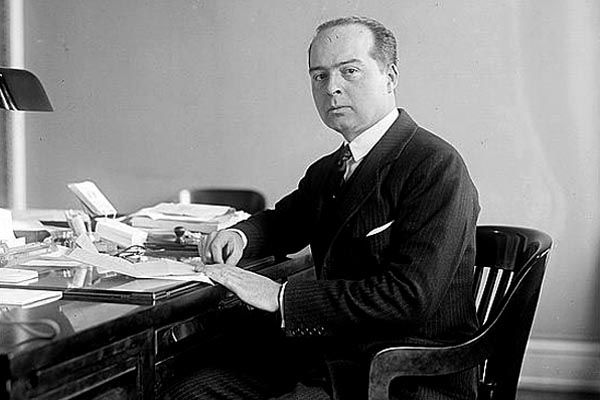 1916:  Special Assistant Leland Harrison heads Secretary of State Lansing's Secret Intelligence Bureau, collecting and processing information from various U.S. and allied information sources during the First World War, and providing regular daily reports to the Secretary. (Source:  Library of Congress, National Photo Company Collection)