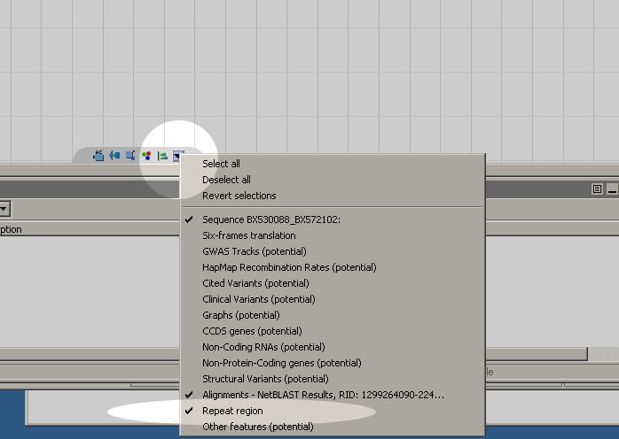 Show repeat regions