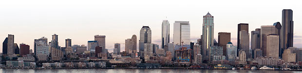 The Seattle city skyline