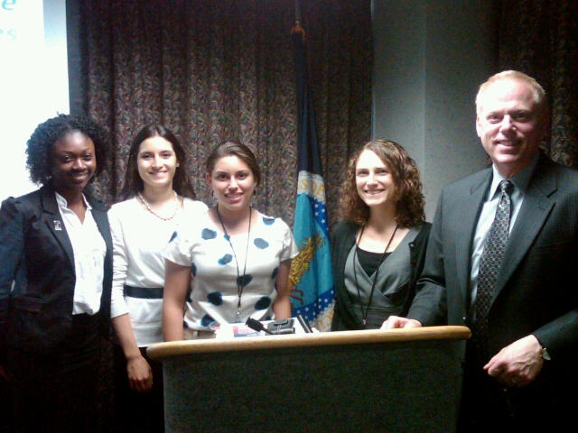 picture of CNPP interns and CNPP Deputy Director, Dr. Robert Post