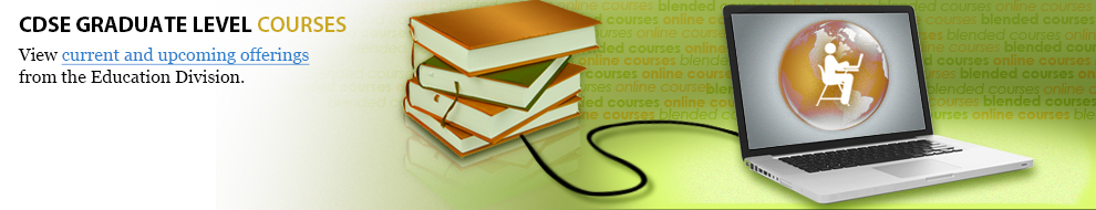 CDSE Graduate Level Courses