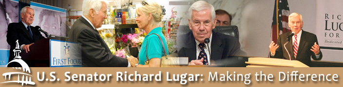 Senator Richard Lugar's Timeline