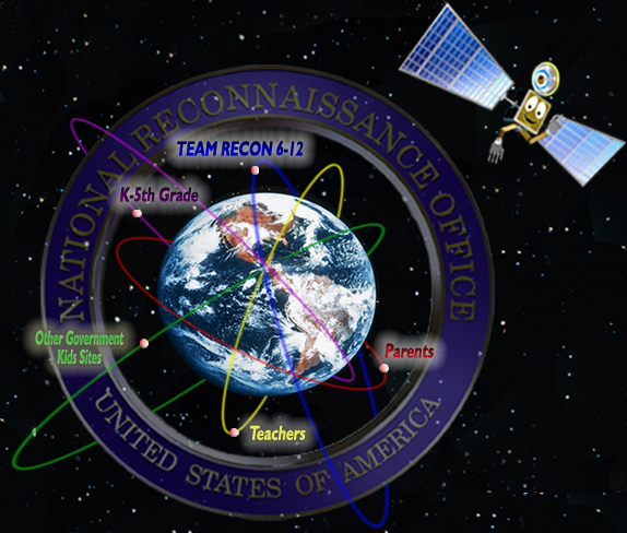 NRO seal with globe and orbits