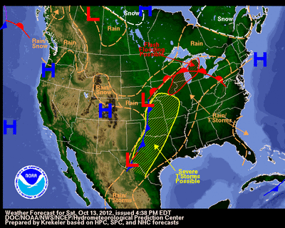 National Forecast map