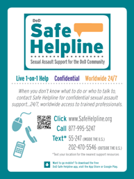 Poster: Safe Helpline