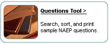 Questions Tool. Search, sort, and print sample NAEP questions.