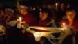 Tibetan exiles participate in a candlelit vigil in solidarity after reports of 52-year-old Tamdrin Dorjee's self-immolation in Tsoe Monastery in northwestern China's Gansu province, in Dharmsala, India, Saturday, Oct. 13, 2012.