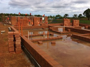 Construction Workers in New Broad Cove Estate in Liberia