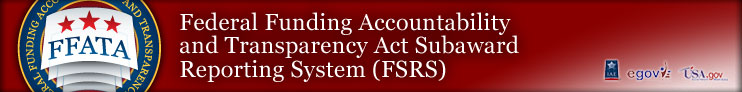 FSRS Subaward Reporting System, Integrated Acquisition Environment