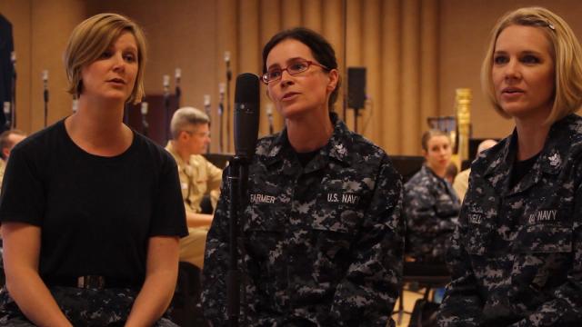 Navy Band Rehearses Navy Birthday Concert