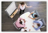 Group of people in conference room