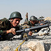 Afghan National Army Officer Candidtes shoot M-16s (12 Oct 10)