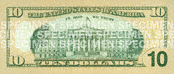 Back of $10 Note - Image