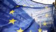 علم الاتحاد الأوروبي يرفرف داخل مقره في بروكسل