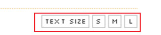 image of text size-changing tool