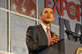 The Honorable Barack Obama, President, United States of America addressed the Export-Import Bank's Annual Conference.