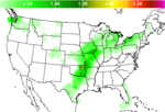 National Precipitation Amount Forecast Image