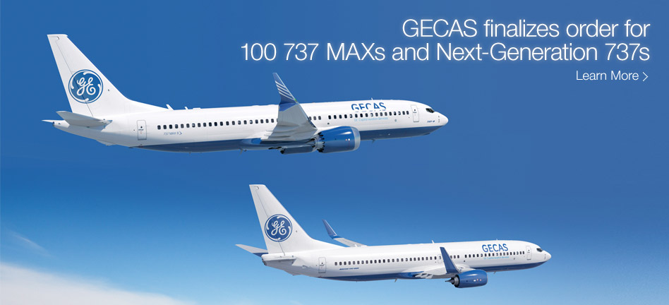 GECAS finalizes order for 100 737 MAXs and Next-Generation 737s