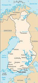 Map of Finland