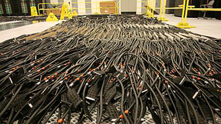 Cables for the supercomputer Dawn