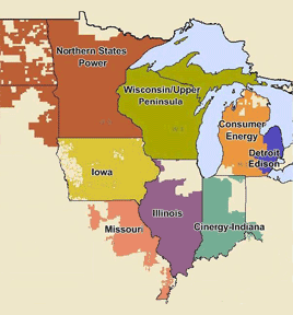 2007 Midwest (MISO) Electric Regions