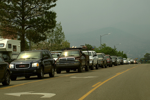 Driven out of Los Alamos