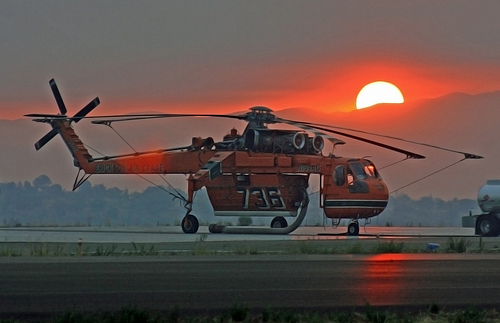 Sunrise at Los Alamos Airport