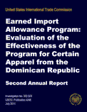 Earned Import Allowance Program: Evaluation of the Effectiveness of the Program for Certain Apparel from the Dominican Republic