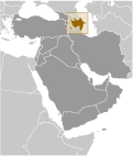 Location of Azerbaijan