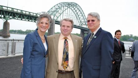 U.S. Rep. Schwartz, Jim Donaghy and former U.S. Rep. Borski, Lardners Point Park, May 14, 2012 