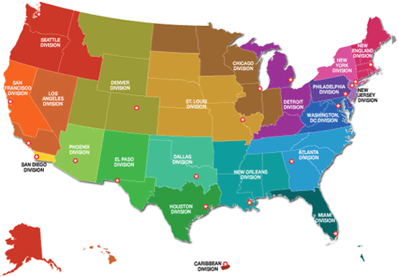 interactive map of the united states - click on your state of interest