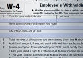 IRS W-4 Form