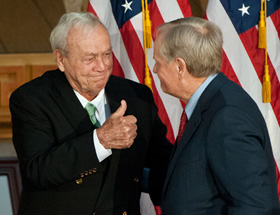 Jack Nicklaus and Arnold Palmer