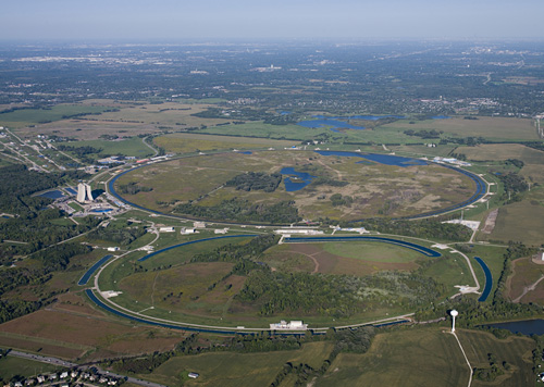 Aerial view of Fermilab