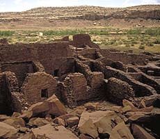 (photo) Urban structures at Chaco Culture NHP. (NPS)