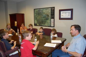 Congressman Olson meets with local kids affected by Type 1 (Juvenile) Diabetes and the Juvenile Diabetes Research Foundation