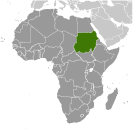 Location of Sudan