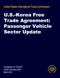 U.S.-Korea Free Trade Agreement: Passenger Vehicle Sector Update