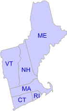 Map of EPA Region 1