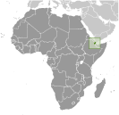 Location of Djibouti