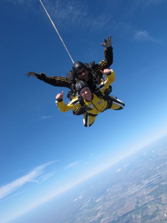 Tragedy Assistance Program for Survivors founder Bonnie Carroll was among dozens of military widows who jumped with the Army's Golden Knights during the TAPS Widows Retreat this year.