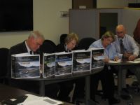 Bud Cribley and other fedearl directors signing Long-Range Transportation PLan