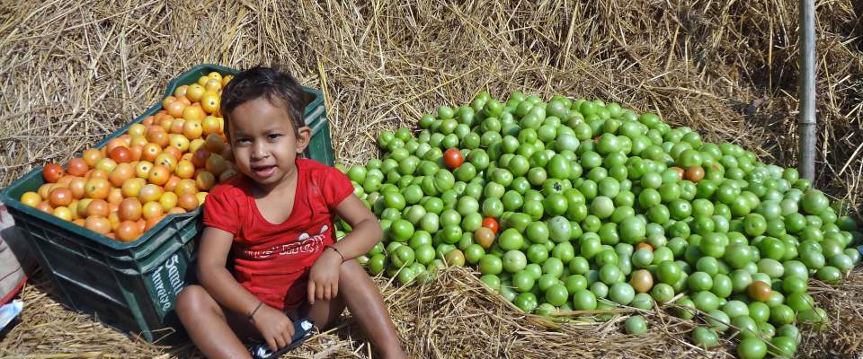 Feed the Future benefits small children like this one in Nepal