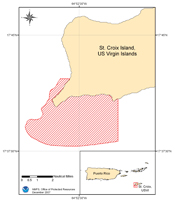 leatherback turtle critical habitat around the U.S. Virgin Islands