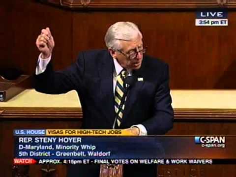Hoyer: Republican Rejection of Bipartisan STEM Visa Bill a L...