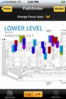 Pathfinder page - United States Army AUSA Exhibit iPhone application screenshot