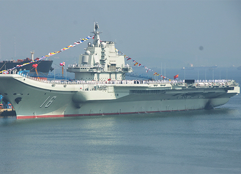 Chinese aircraft carrier, Liaoning / AP